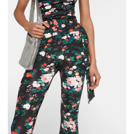 Paco Rabanne Floral High-rise Straight Pants 3 Paco Rabanne Floral High-rise Straight Pants - Image 3