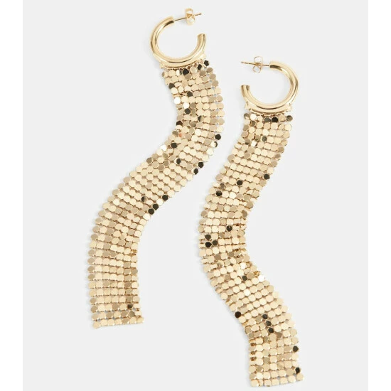 Paco Rabanne Pixel Chainmail Earrings 3 Paco Rabanne Pixel Chainmail Earrings - Image 3