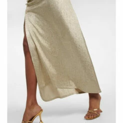 Paco Rabanne Metallic Wrap Dress 7 Paco Rabanne Metallic Wrap Dress -Paco Rabanne Elegant Store unnamed file 159