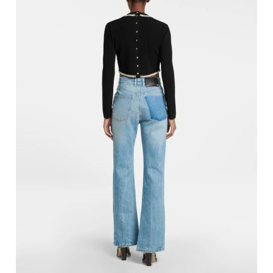 Paco Rabanne Embellished Ribbed-knit Top 2 Paco Rabanne Embellished Ribbed-knit Top - Image 2