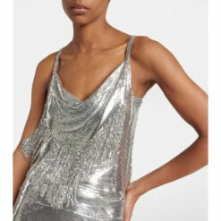 Paco Rabanne Fringed Chainmail Camisole -Paco Rabanne Elegant Store unnamed file 166