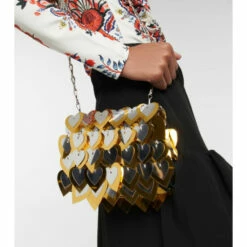 Paco Rabanne Sparkle Micro Metal Shoulder Bag
