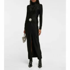 Paco Rabanne Embellished Turtleneck Top