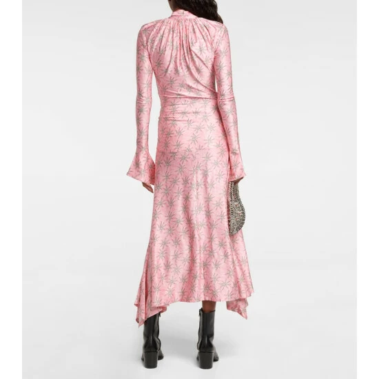 Paco Rabanne Floral Tie-neck Maxi Dress 2 Paco Rabanne Floral Tie-neck Maxi Dress - Image 2