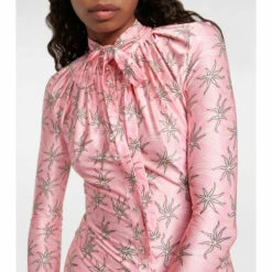 Paco Rabanne Floral Tie-neck Maxi Dress 6 Paco Rabanne Floral Tie-neck Maxi Dress -Paco Rabanne Elegant Store unnamed file 182