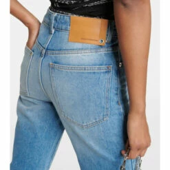 Paco Rabanne Embellished High-rise Bootcut Jeans 9 Paco Rabanne Embellished High-rise Bootcut Jeans -Paco Rabanne Elegant Store unnamed file 19