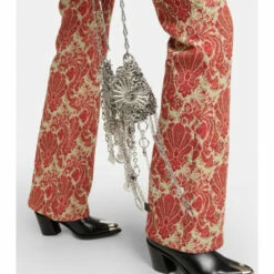 Paco Rabanne Jacquard High-rise Flared Pants -Paco Rabanne Elegant Store unnamed file 192