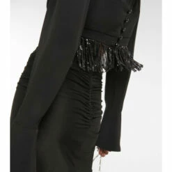 Paco Rabanne Embellished Satin Midi Skirt -Paco Rabanne Elegant Store unnamed file 196