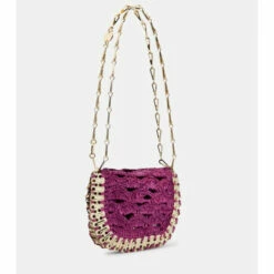 Paco Rabanne Embellished Raffia Shoulder Bag -Paco Rabanne Elegant Store unnamed file 2