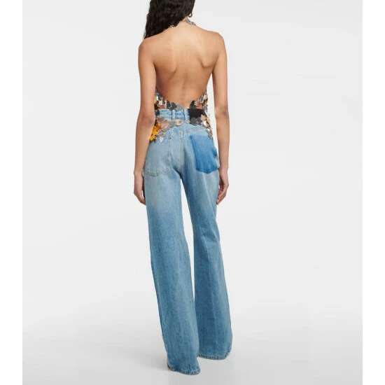 Paco Rabanne Embellished Halterneck Top 2 Paco Rabanne Embellished Halterneck Top - Image 2