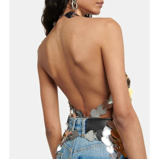 Paco Rabanne Embellished Halterneck Top 4 Paco Rabanne Embellished Halterneck Top - Image 4