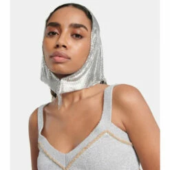 Paco Rabanne Mesh Scarf