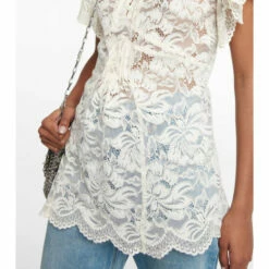 Paco Rabanne Floral Lace Blouse -Paco Rabanne Elegant Store unnamed file 226