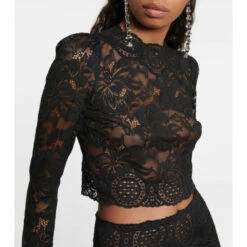Paco Rabanne Semi-sheer Cropped Lace Top 5 Paco Rabanne Semi-sheer Cropped Lace Top -Paco Rabanne Elegant Store unnamed file 229