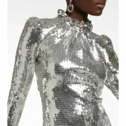 Paco Rabanne Ruffle-trimmed Sequined Minidress -Paco Rabanne Elegant Store unnamed file 232