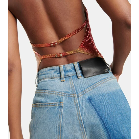 Paco Rabanne Mini Mesh Halterneck Top 4 Paco Rabanne Mini Mesh Halterneck Top - Image 4