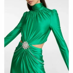 Paco Rabanne Crystal-embellished Ruched Cutout Gown -Paco Rabanne Elegant Store unnamed file 253