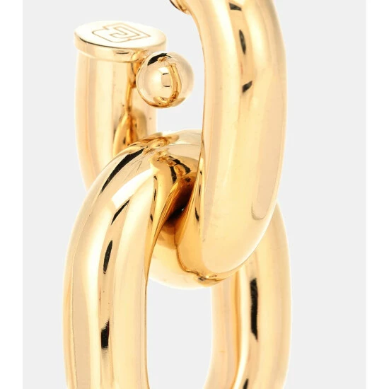 Paco Rabanne Chain Hoop Earrings 3 Paco Rabanne Chain Hoop Earrings - Image 3