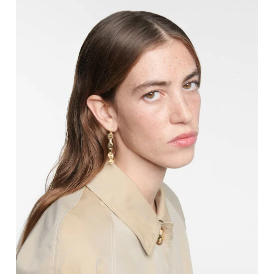 Paco Rabanne Eight Nano Hoop Earrings 2 Paco Rabanne Eight Nano Hoop Earrings - Image 2