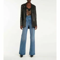 Paco Rabanne High-rise Wide-leg Jeans