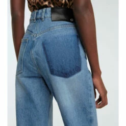 Paco Rabanne High-rise Wide-leg Jeans -Paco Rabanne Elegant Store unnamed file 309