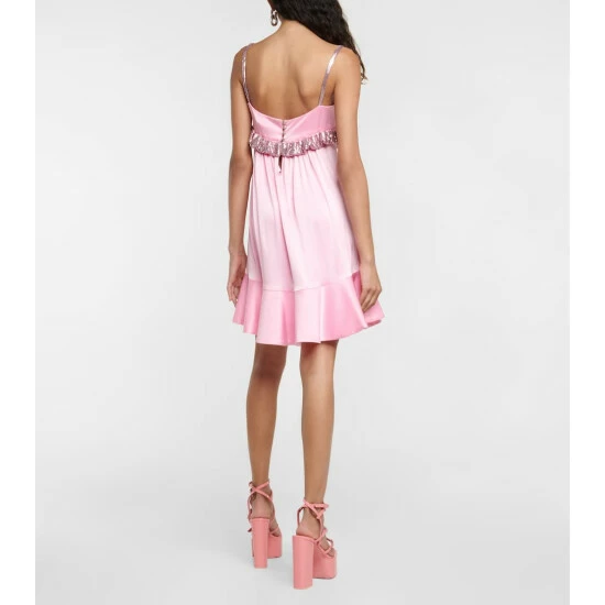 Paco Rabanne Chainmail And Faille Minidress 2 Paco Rabanne Chainmail And Faille Minidress - Image 2