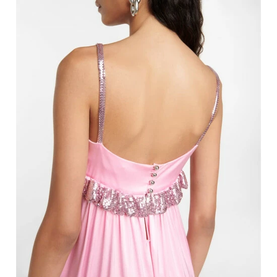 Paco Rabanne Chainmail And Faille Minidress 5 Paco Rabanne Chainmail And Faille Minidress - Image 5