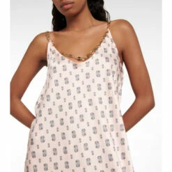 Paco Rabanne Chain-detail Printed Satin Maxi Dress -Paco Rabanne Elegant Store unnamed file 350