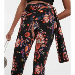 Paco Rabanne Floral Jersey Flared Pants -Paco Rabanne Elegant Store unnamed file 353