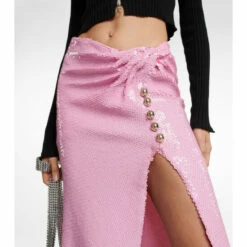 Paco Rabanne Sequined Midi Skirt -Paco Rabanne Elegant Store unnamed file 360