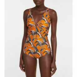Paco Rabanne Floral Cutout Swimsuit
