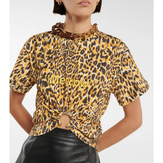 Paco Rabanne Leopard-print Cotton T-shirt 3 Paco Rabanne Leopard-print Cotton T-shirt - Image 3