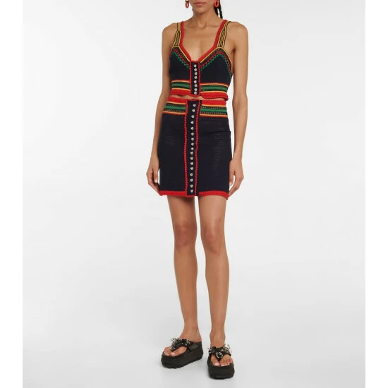 Paco Rabanne Crochet Miniskirt 1 Paco Rabanne Crochet Miniskirt