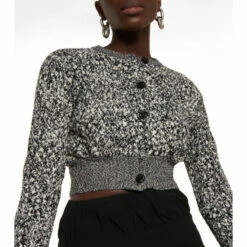 Paco Rabanne Cropped Cotton-blend Knit Cardigan 5 Paco Rabanne Cropped Cotton-blend Knit Cardigan -Paco Rabanne Elegant Store unnamed file 405