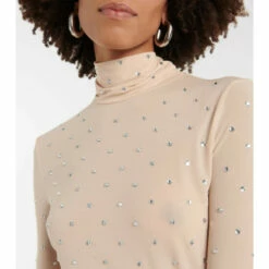 Paco Rabanne Embellished Turtleneck Top -Paco Rabanne Elegant Store unnamed file 441