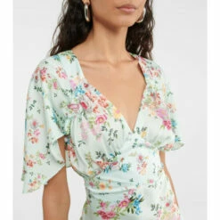 Paco Rabanne Floral Satin Gown -Paco Rabanne Elegant Store unnamed file 463