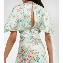 Paco Rabanne Floral Satin Gown -Paco Rabanne Elegant Store unnamed file 464