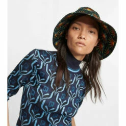 Paco Rabanne Printed Canvas Bucket Hat