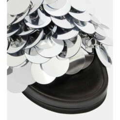 Paco Rabanne Embellished Flat Leather Sandals -Paco Rabanne Elegant Store unnamed file 504