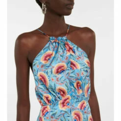 Paco Rabanne Floral Halterneck Maxi Dress 6 Paco Rabanne Floral Halterneck Maxi Dress -Paco Rabanne Elegant Store unnamed file 522