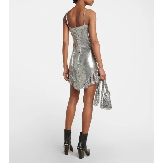 Paco Rabanne Fringed Chainmail Miniskirt 2 Paco Rabanne Fringed Chainmail Miniskirt - Image 2