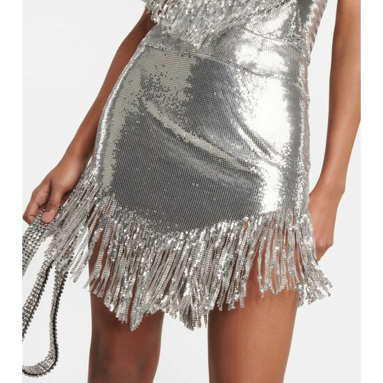 Paco Rabanne Fringed Chainmail Miniskirt 3 Paco Rabanne Fringed Chainmail Miniskirt - Image 3