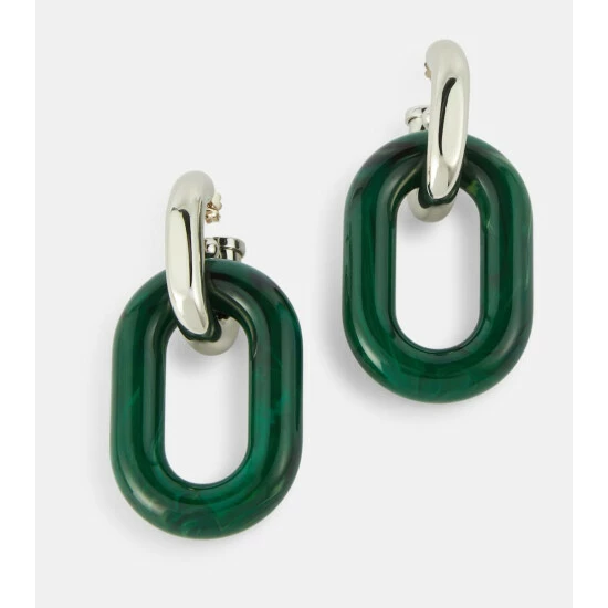 Paco Rabanne XL Link Double Hoop Earrings 3 Paco Rabanne XL Link Double Hoop Earrings - Image 3