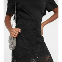 Paco Rabanne Lace Midi Skirt -Paco Rabanne Elegant Store unnamed file 573