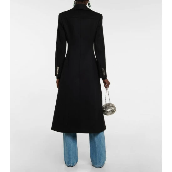 Paco Rabanne Embellished Wool-blend Coat 2 Paco Rabanne Embellished Wool-blend Coat - Image 2
