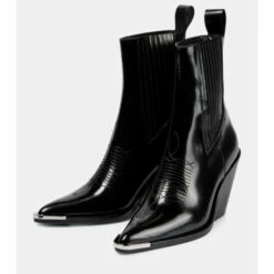 Paco Rabanne Leather Ankle Boots -Paco Rabanne Elegant Store unnamed file 589