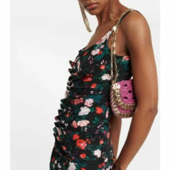 Paco Rabanne Floral Ruched Jersey Minidress -Paco Rabanne Elegant Store unnamed file 61