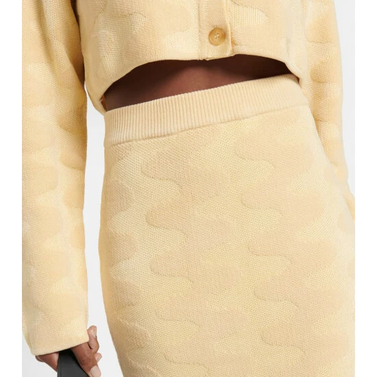 Nanushka Bria Jacquard Cotton-blend Midi Skirt 3 Nanushka Bria Jacquard Cotton-blend Midi Skirt - Image 3