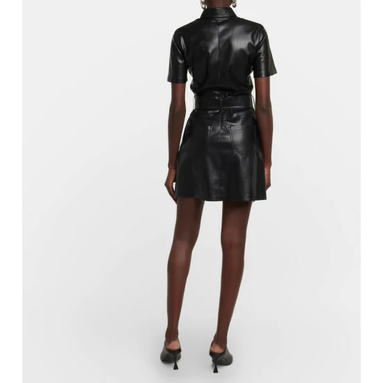 Nanushka Halli Faux Leather Minidress 2 Nanushka Halli Faux Leather Minidress - Image 2