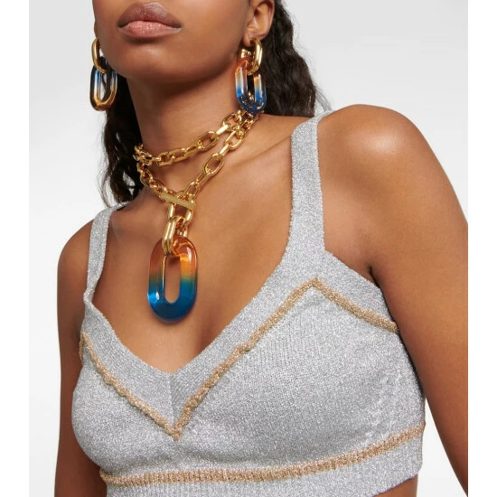 Paco Rabanne XL Link Necklace 2 Paco Rabanne XL Link Necklace - Image 2